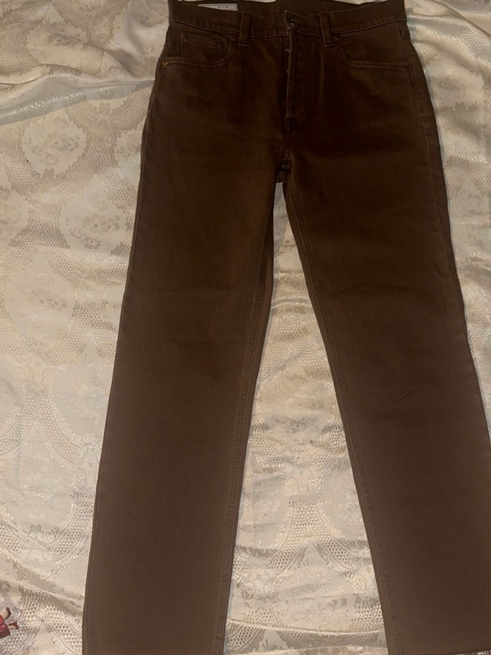Gap Brown Straight-Leg Jeans